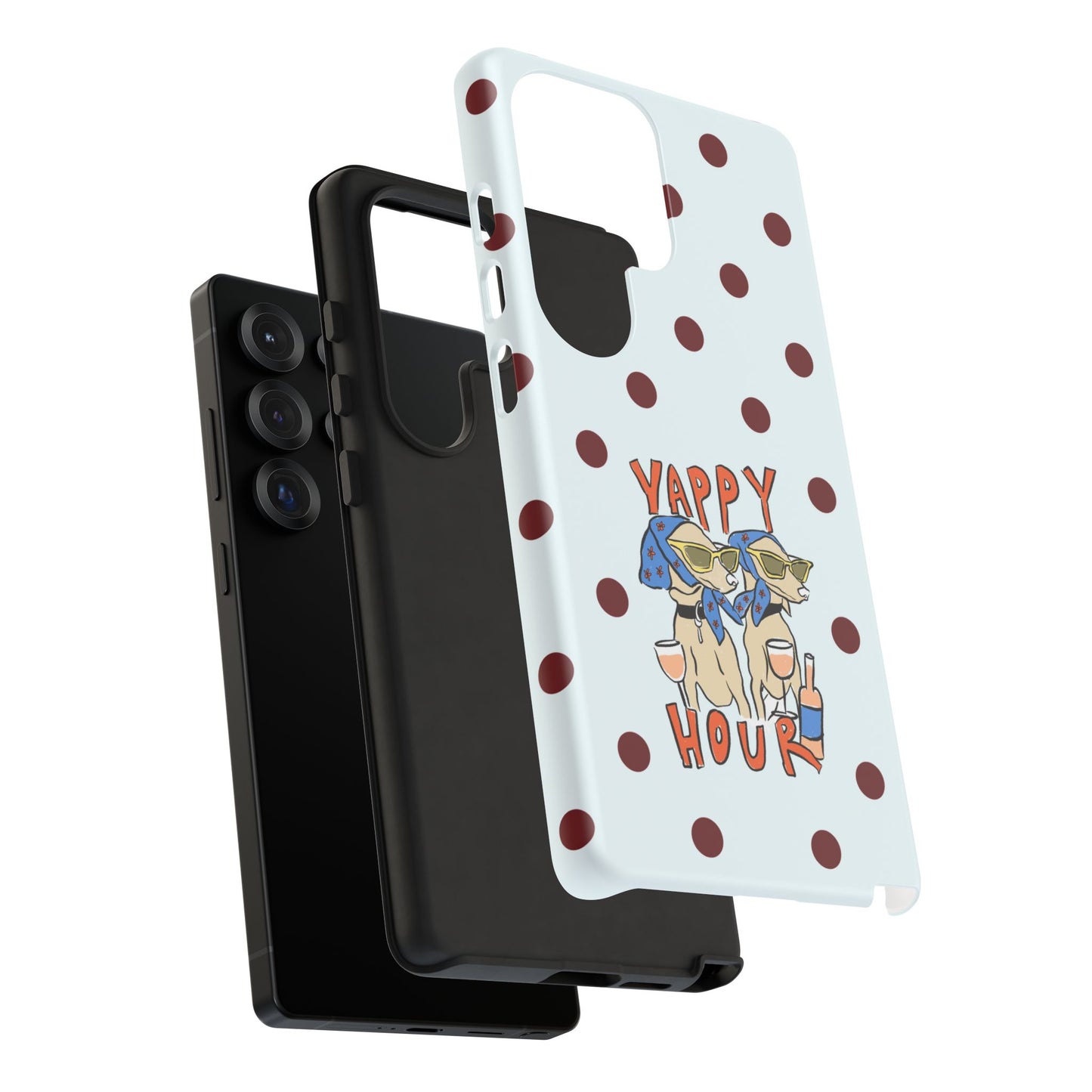 Yappy Hour Dogs iPhone Case