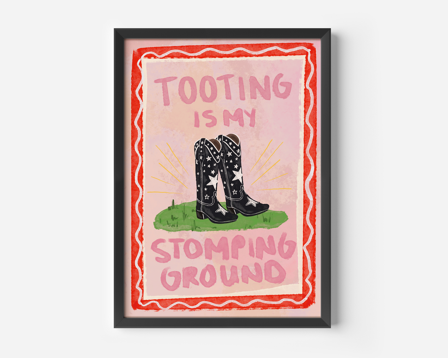 Tooting Is My Stomping Ground Print