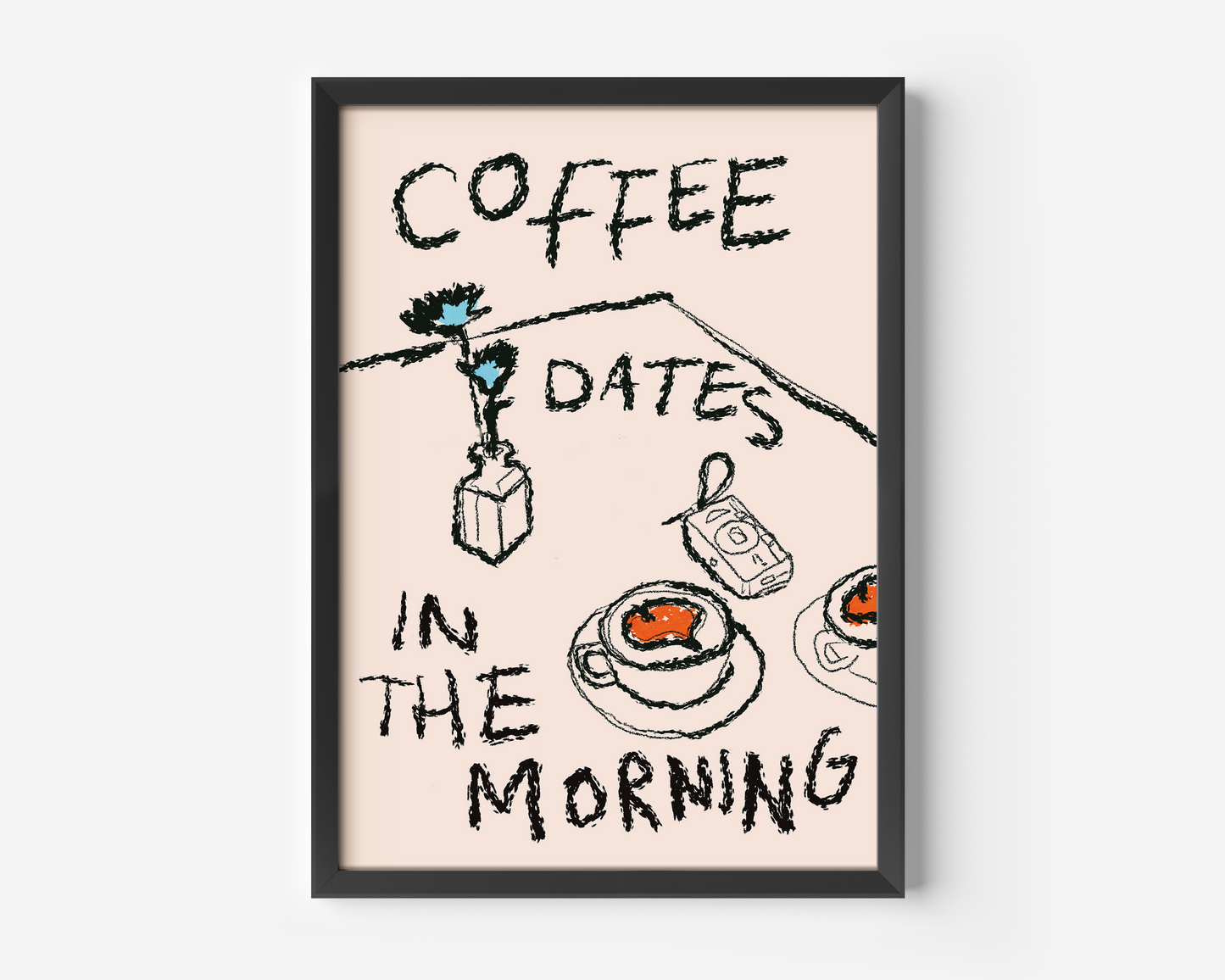 Coffee Dates In The Morning Print
