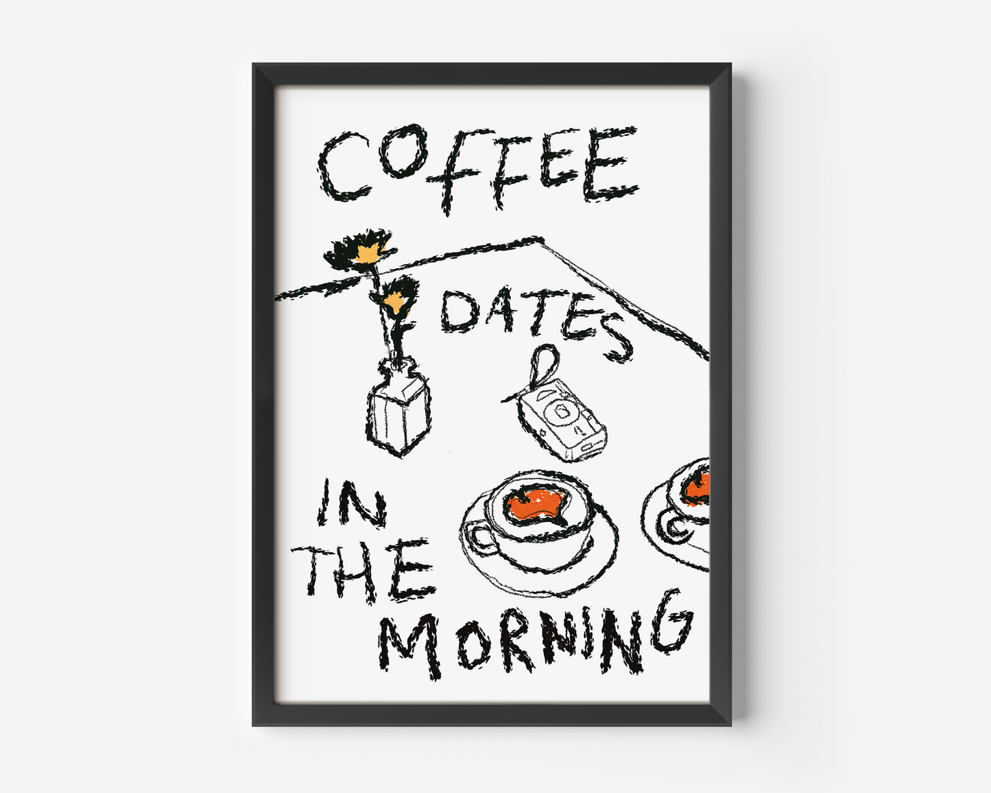 Coffee Dates In The Morning Print