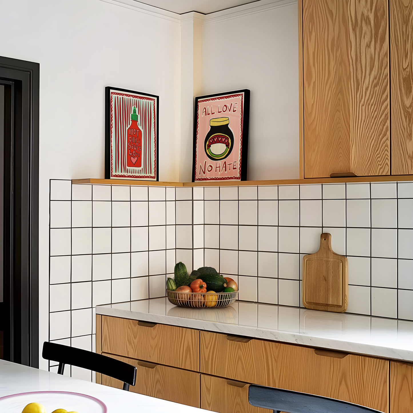 Hot Chilli Sauce Love Print