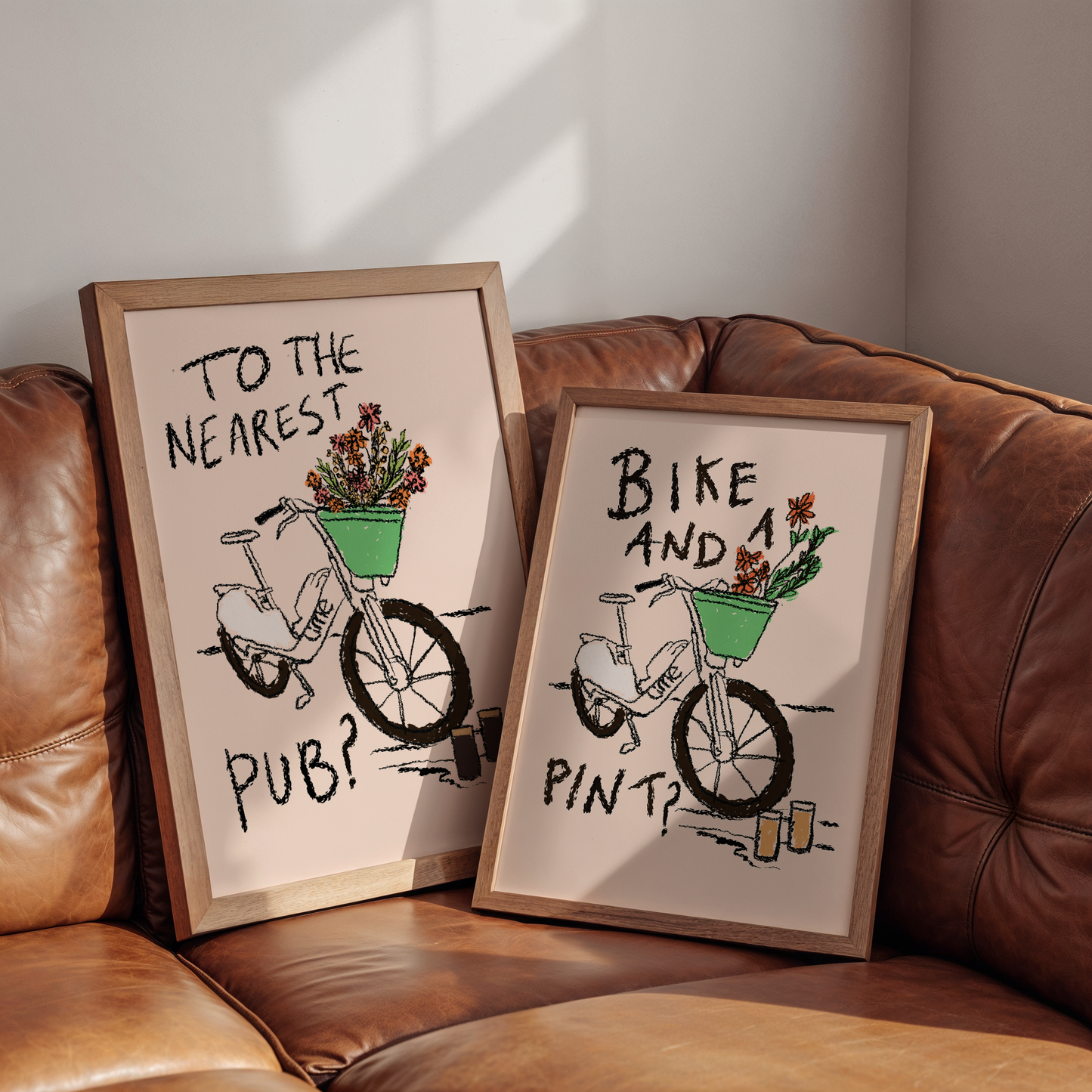 Bike And A Pint? Print
