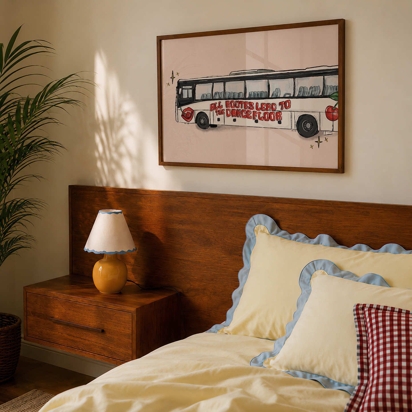 All Routes Lead To The Dancefloor (Ibiza Bus) Print
