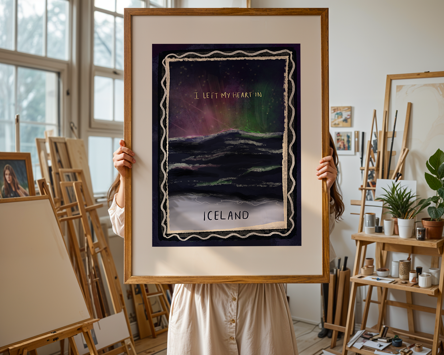 I Left My Heart In Iceland Print