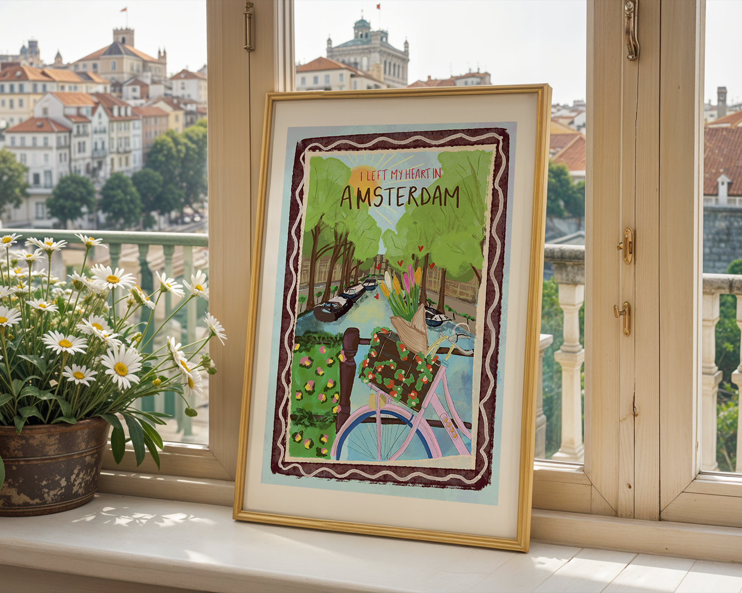 I Left My Heart In Amsterdam Print