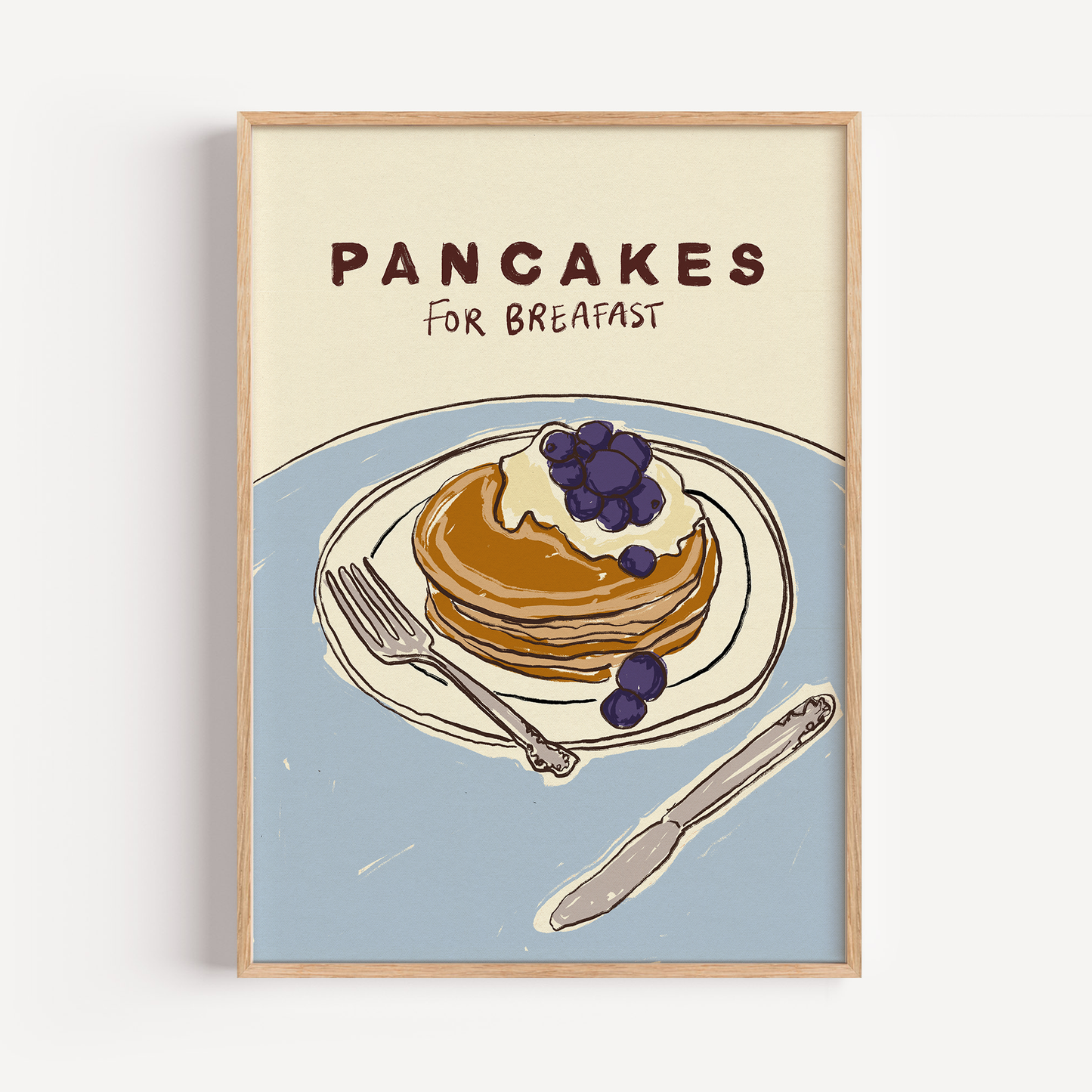 Pancakes for Breakfast Print
