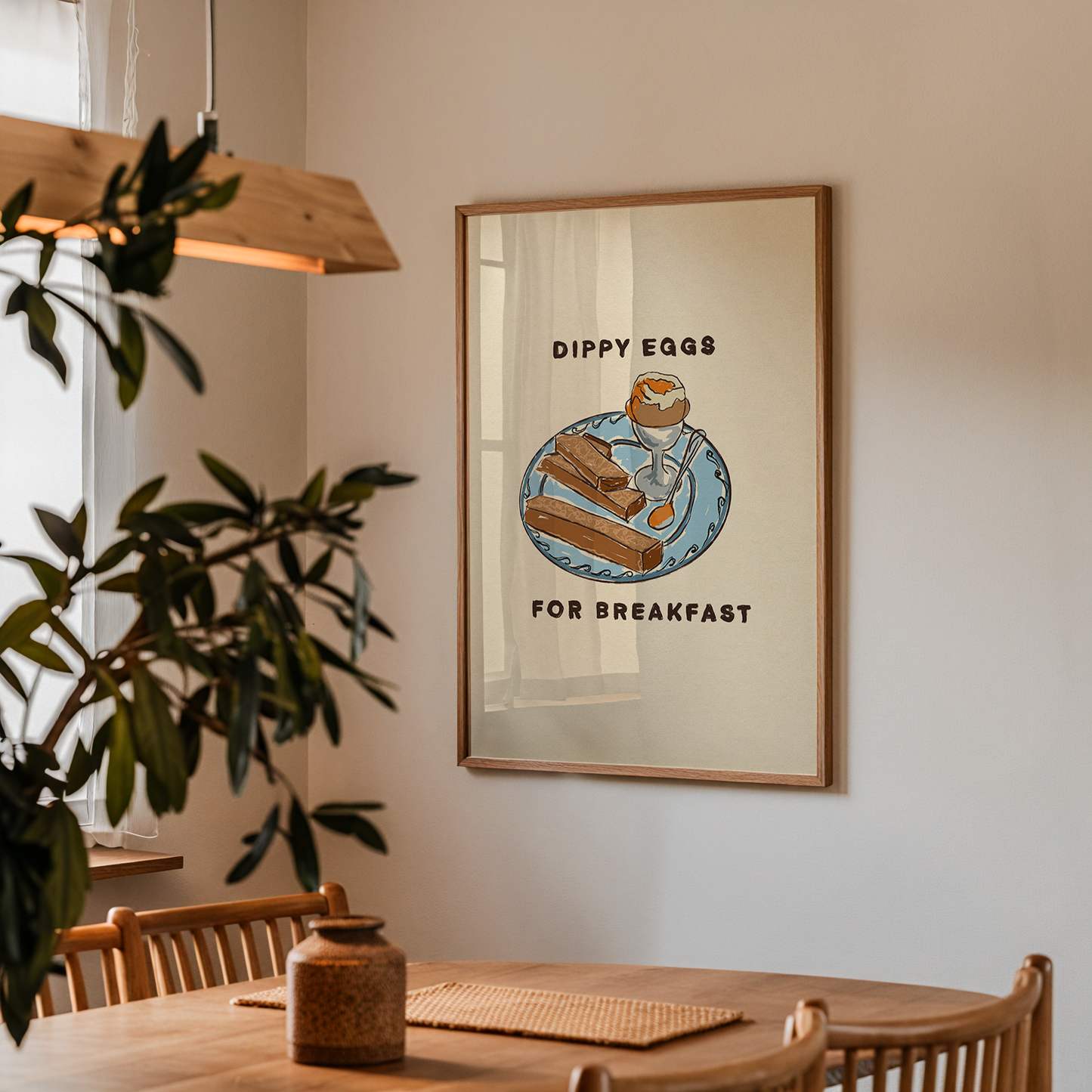 Dippy Eggs For Breakfast Print
