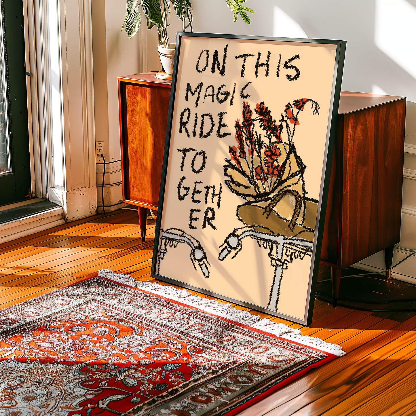 On This Magic Ride Together Print