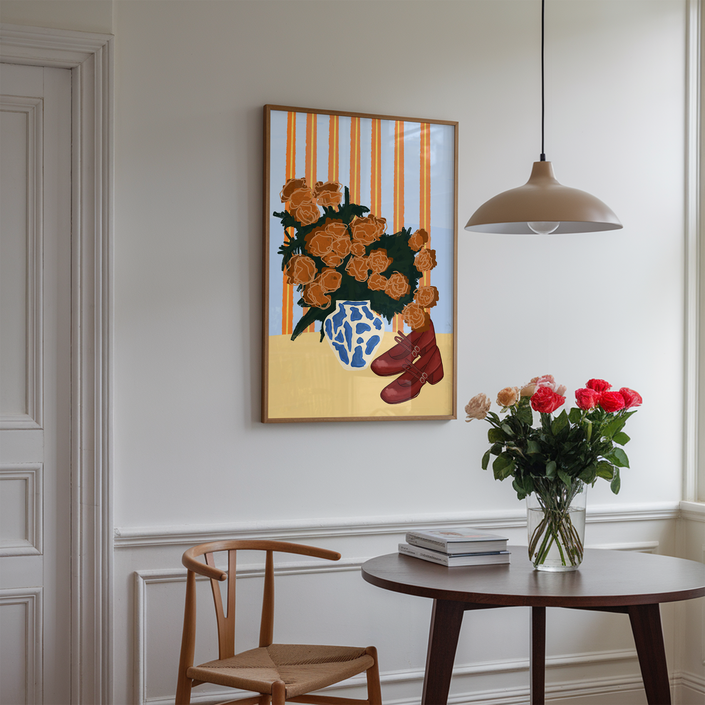 Marigolds And Mary Janes Print