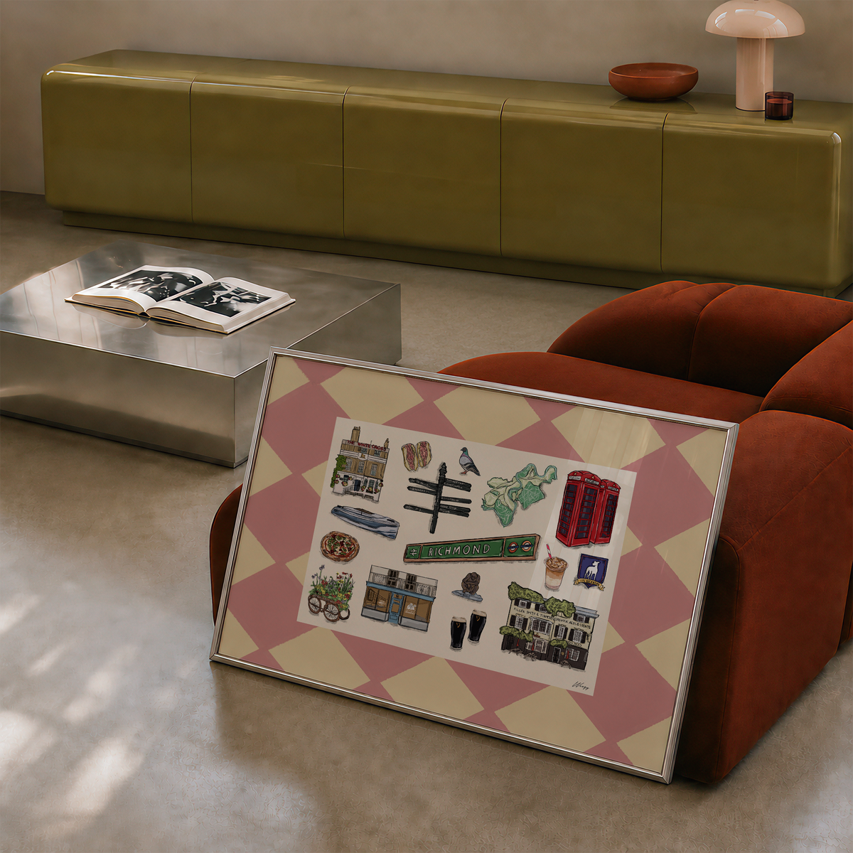 Richmond Print | South London Collage Wall Art