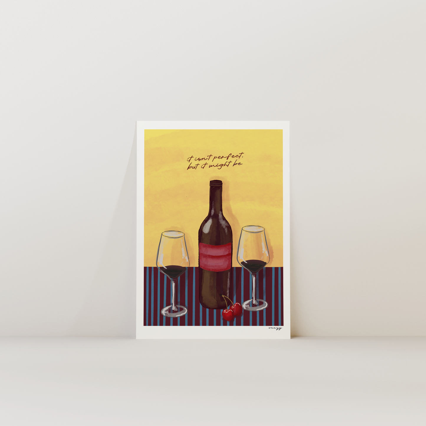 It Isn't Perfect But It Might Be Print