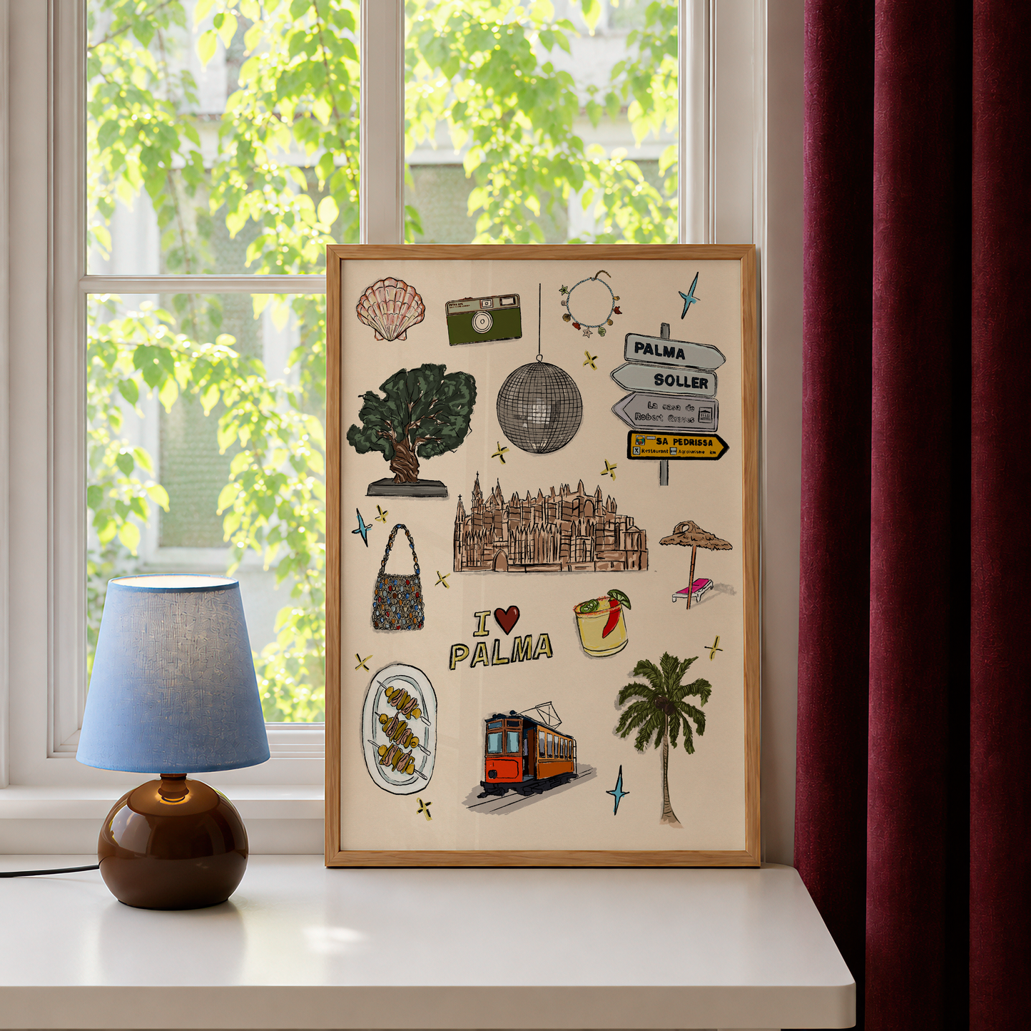 Palma Landmark Print