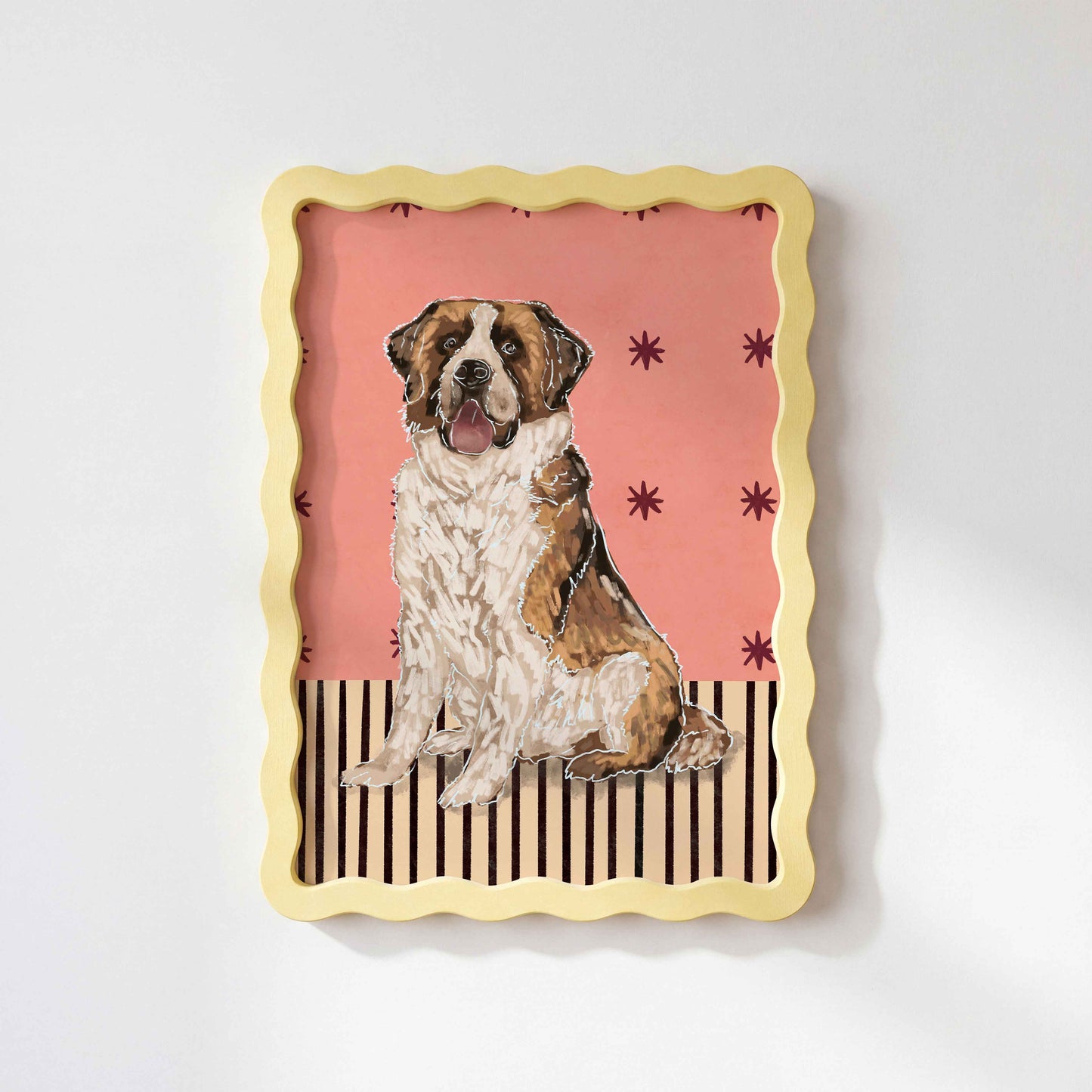 St. Bernard Dog Print