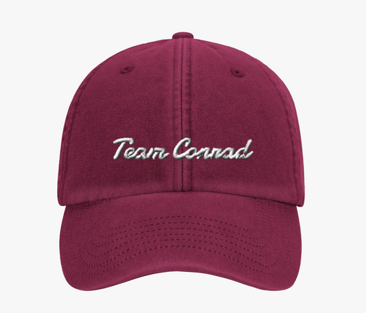 Team Conrad Cap (White text)