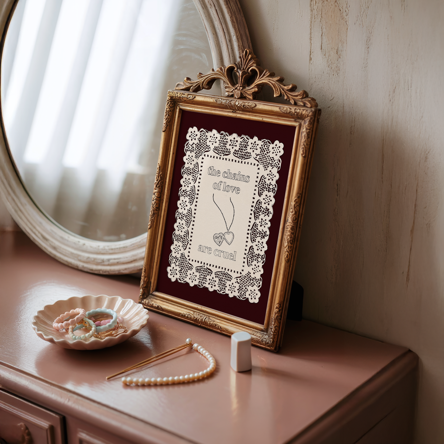 The Chains of Love Are Cruel Print