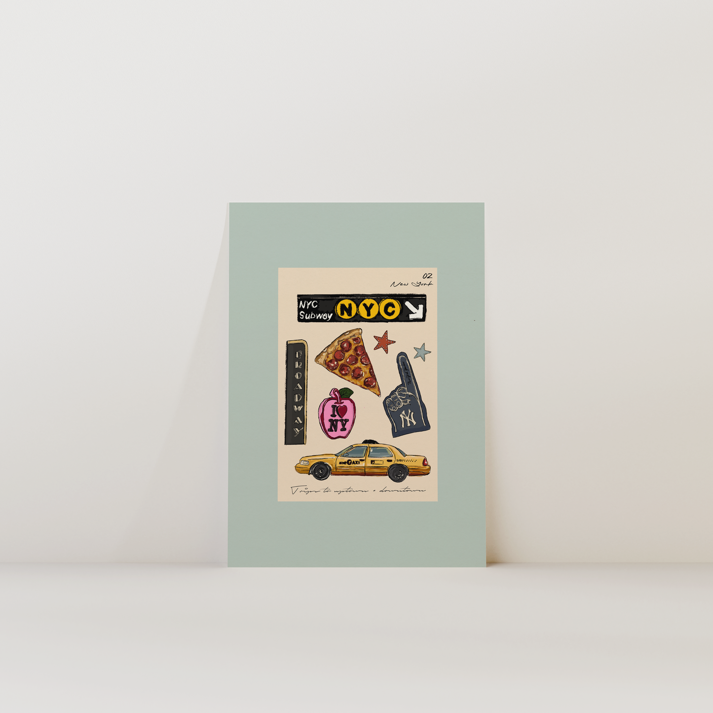 Trips To Uptown + Downtown Print