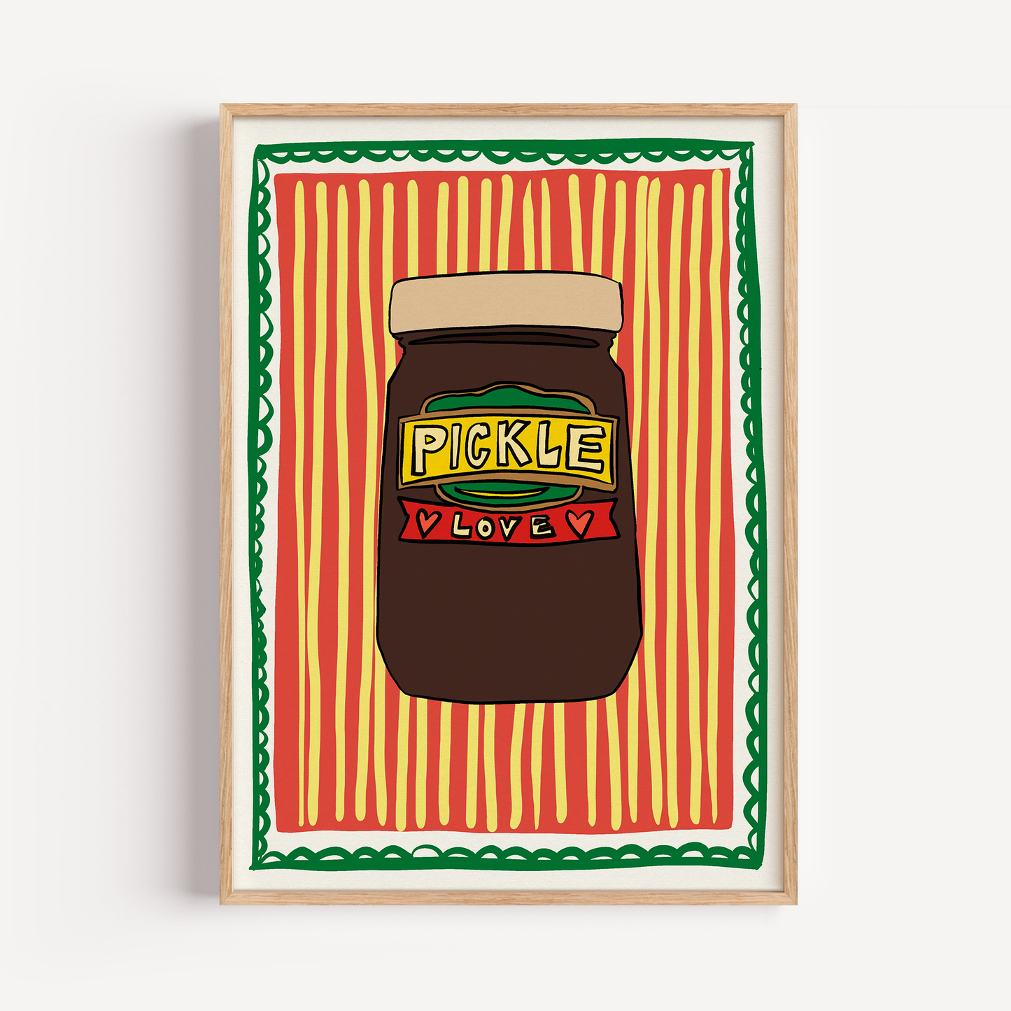 Branston Pickle Love Print