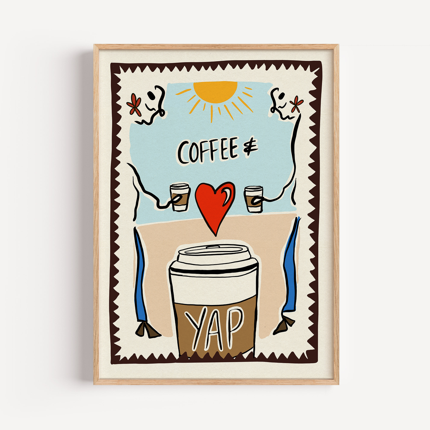 Coffee & Yap Print