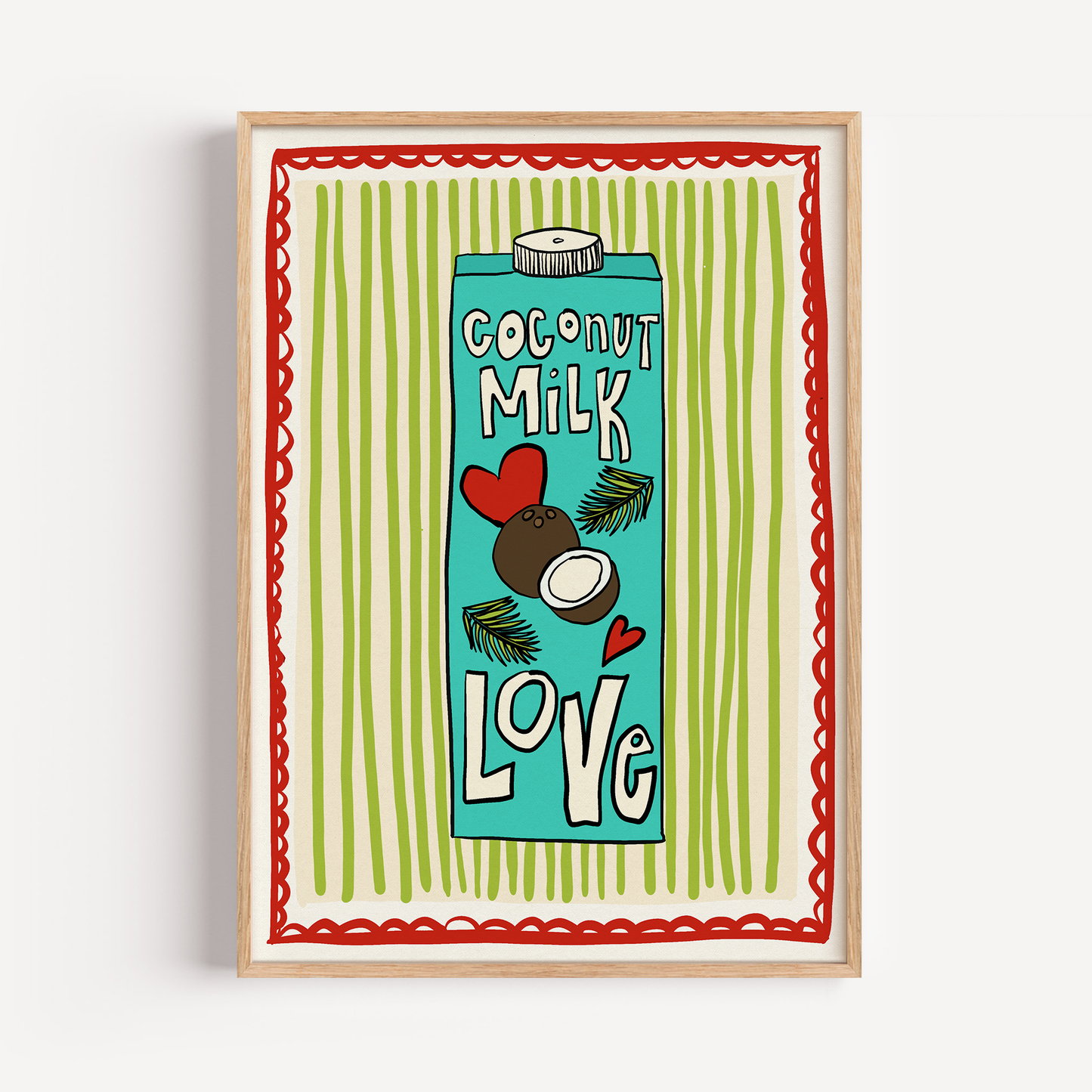 Coconut Milk Love Print