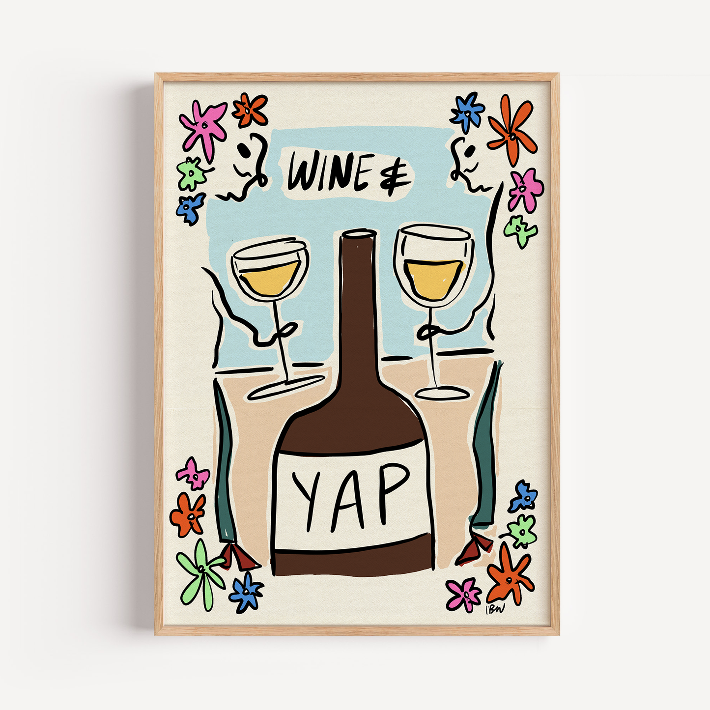 Wine & Yap Print