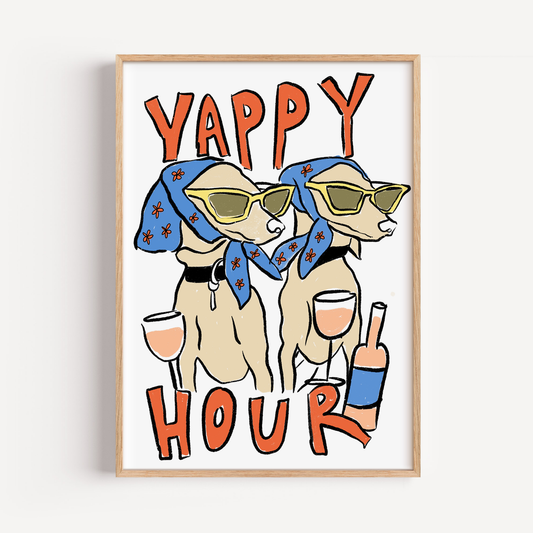 Yappy Hour Print