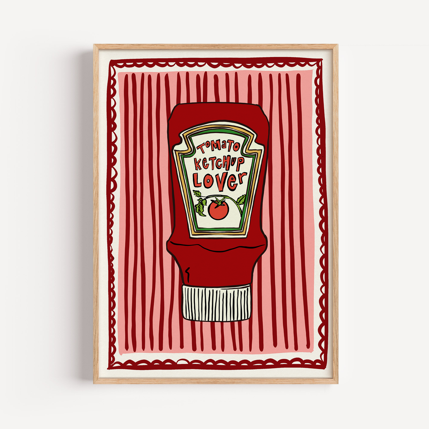 Tomato Ketchup Love Print