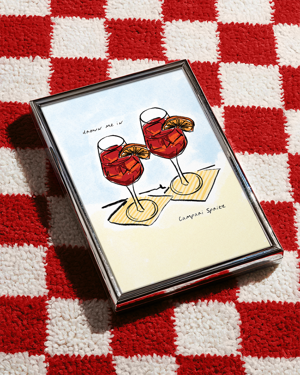 Drown me in Campari Spritz Print