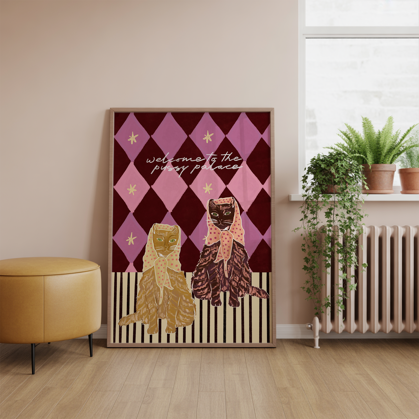 Welcome To The Pussy Palace Print