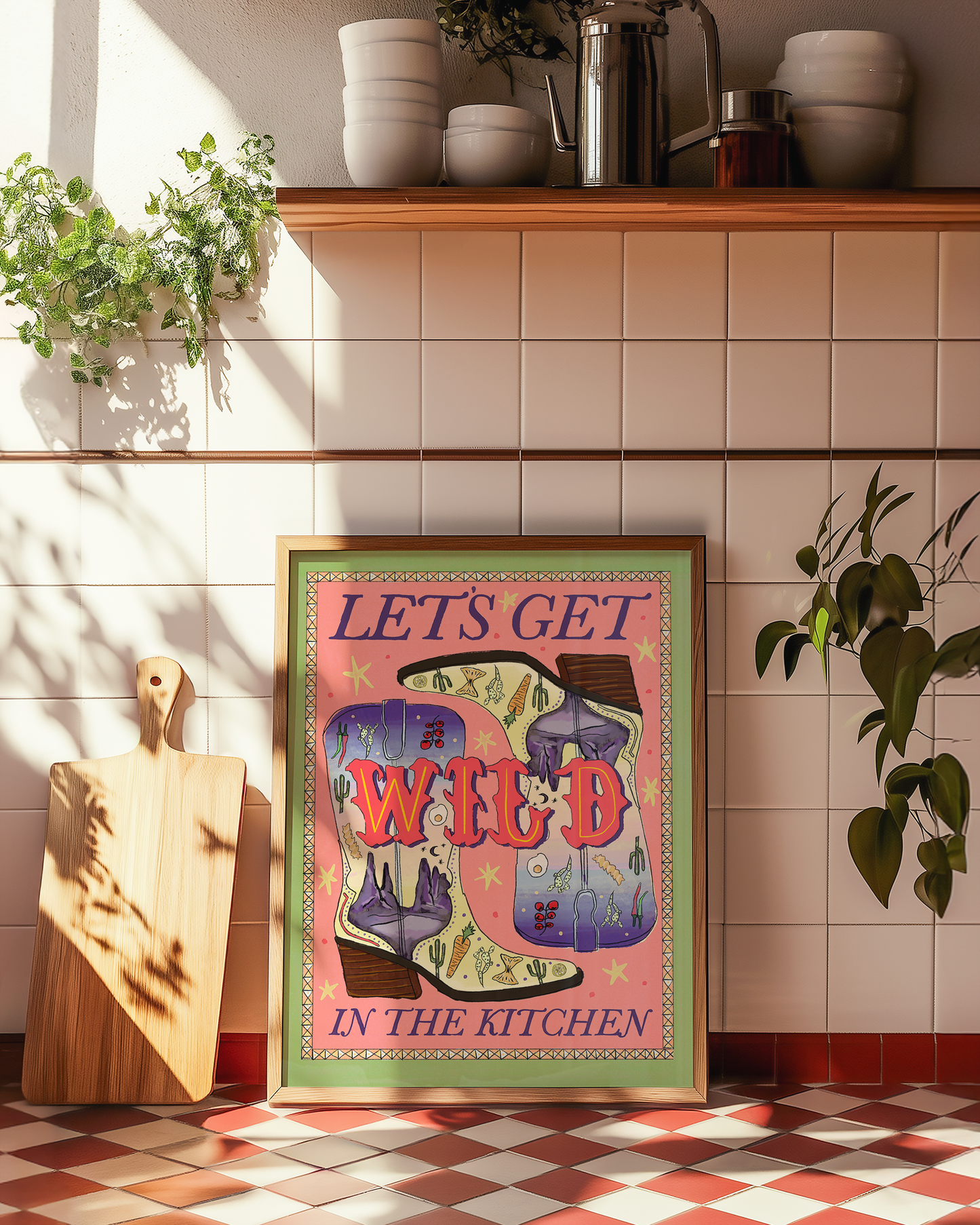 Let's Get Wild In The Kitchen Print
