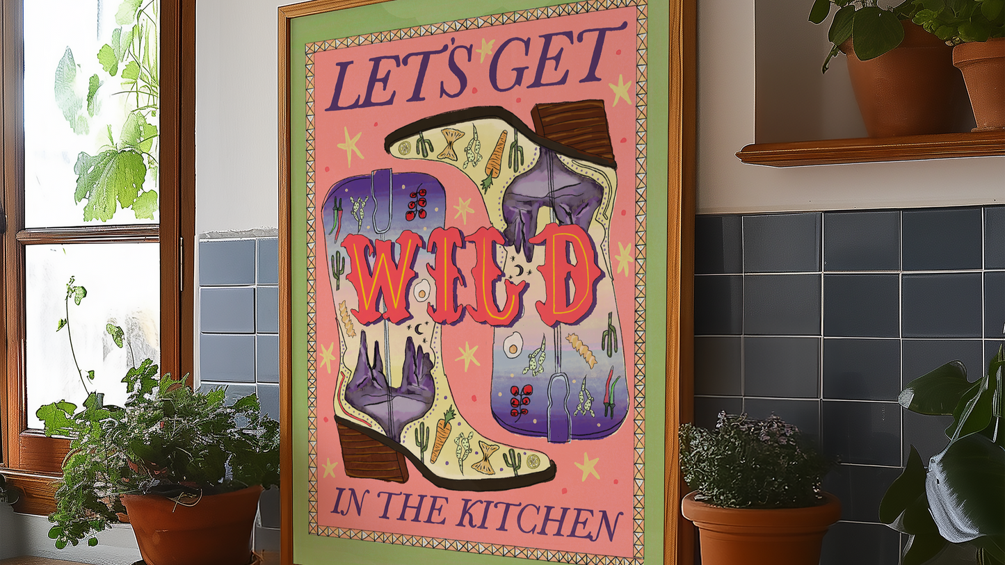 Let's Get Wild In The Kitchen Print