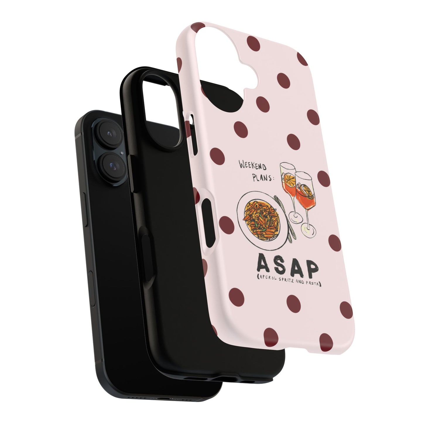 "Weekend Plans: ASAP" iPhone Case