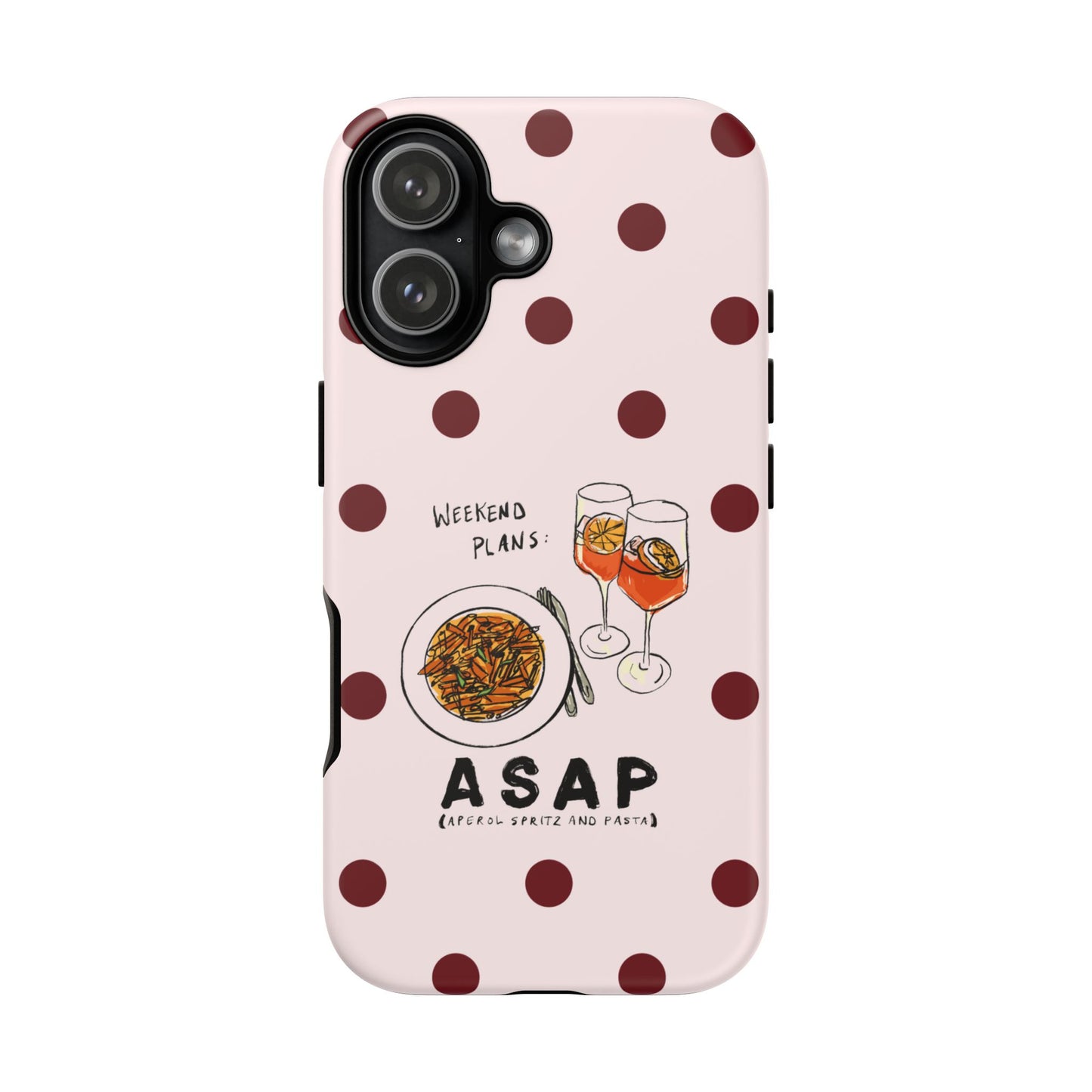 "Weekend Plans: ASAP" iPhone Case