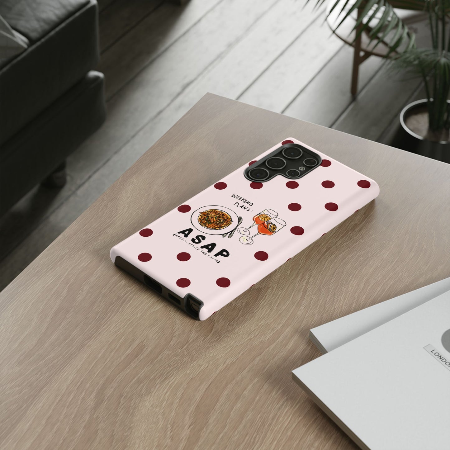 "Weekend Plans: ASAP" iPhone Case