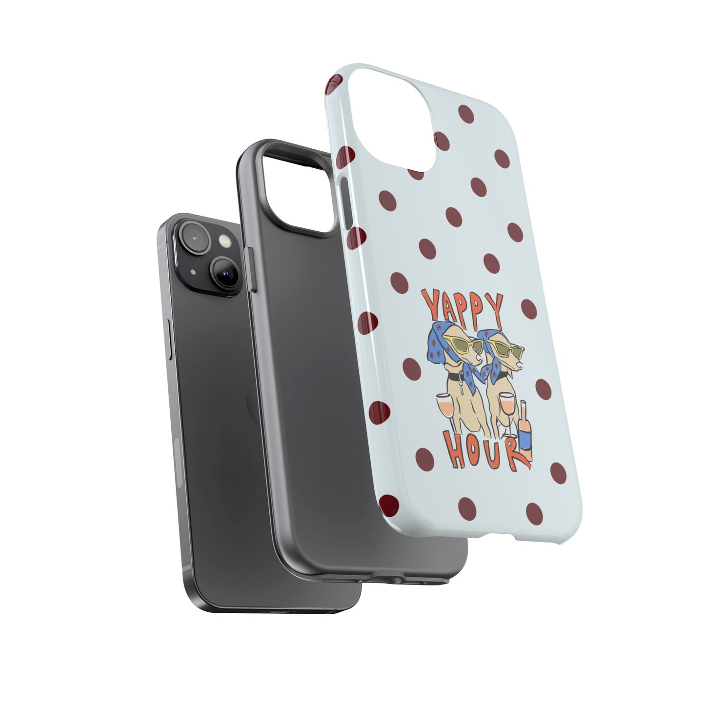 Yappy Hour Dogs iPhone Case