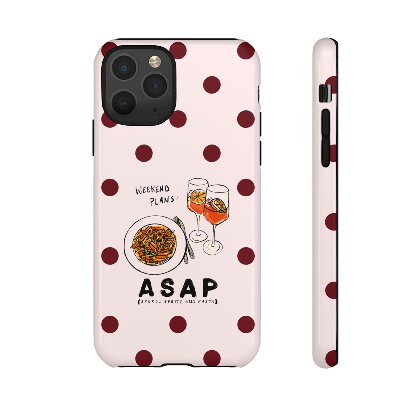 "Weekend Plans: ASAP" iPhone Case