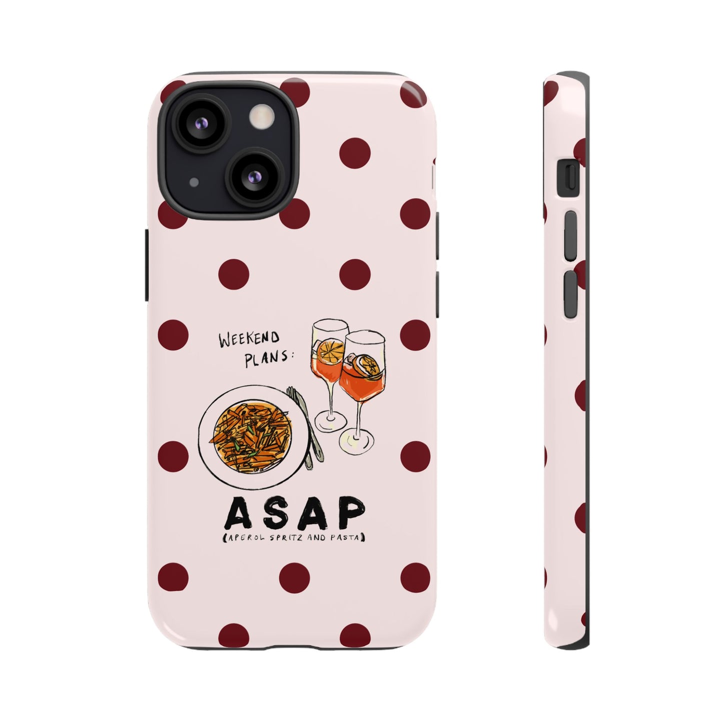 "Weekend Plans: ASAP" iPhone Case