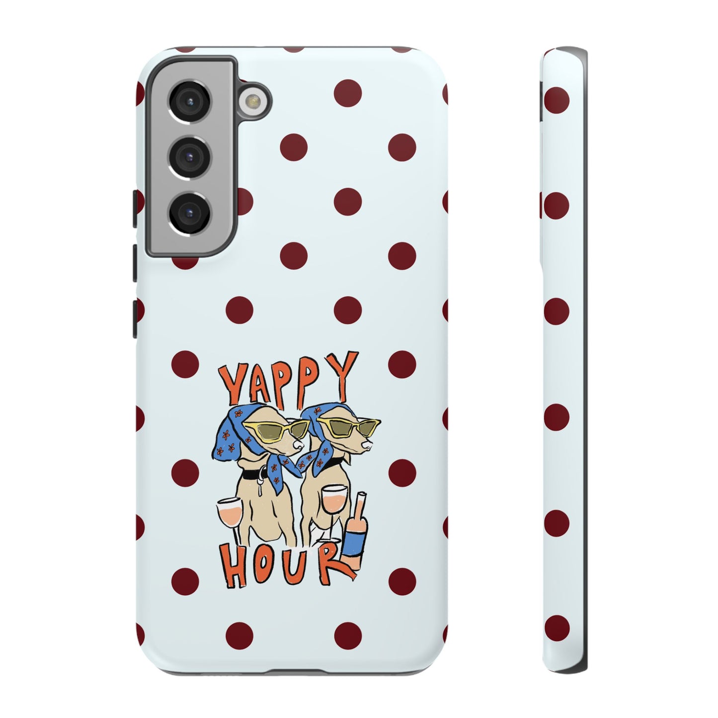 Yappy Hour Dogs iPhone Case