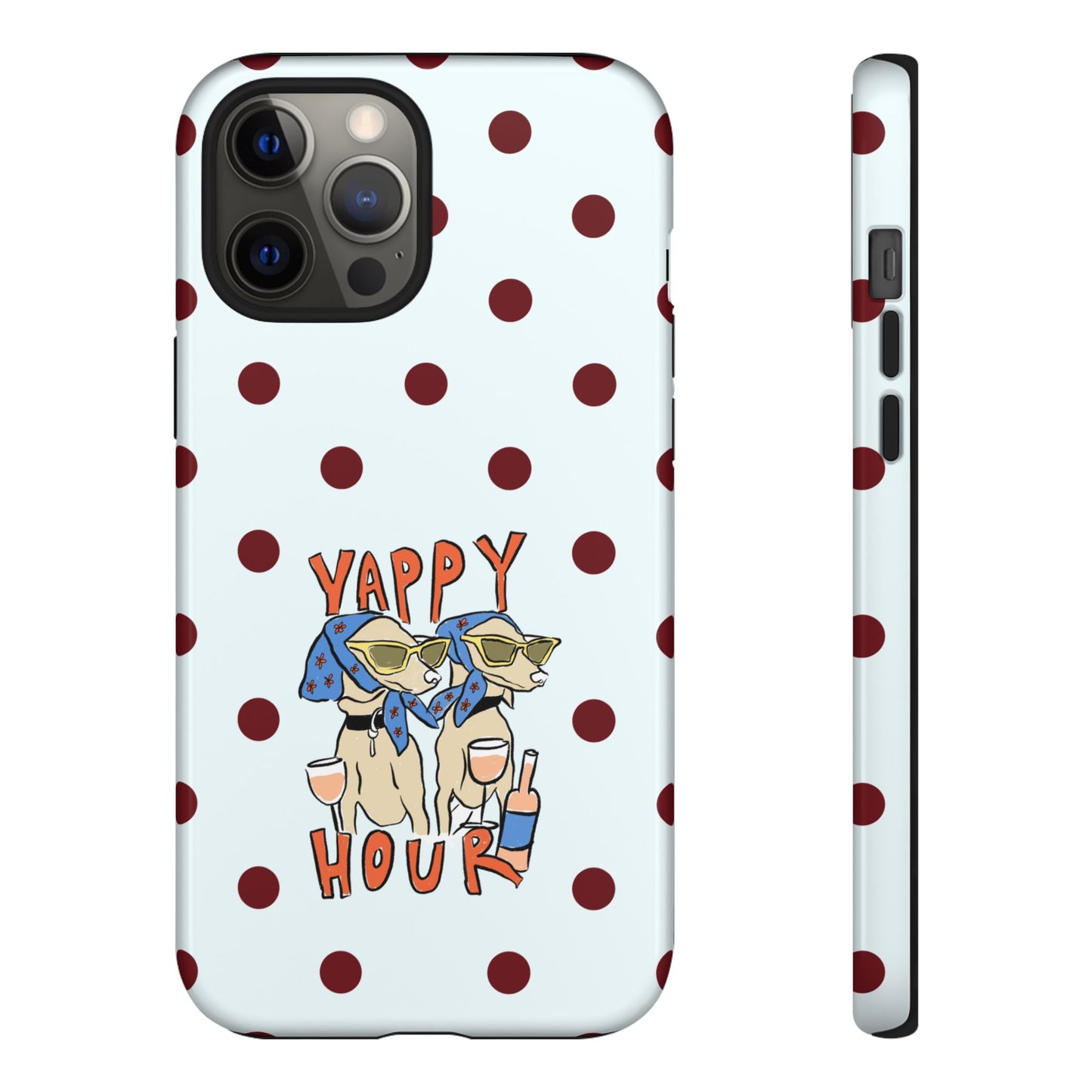 Yappy Hour Dogs iPhone Case