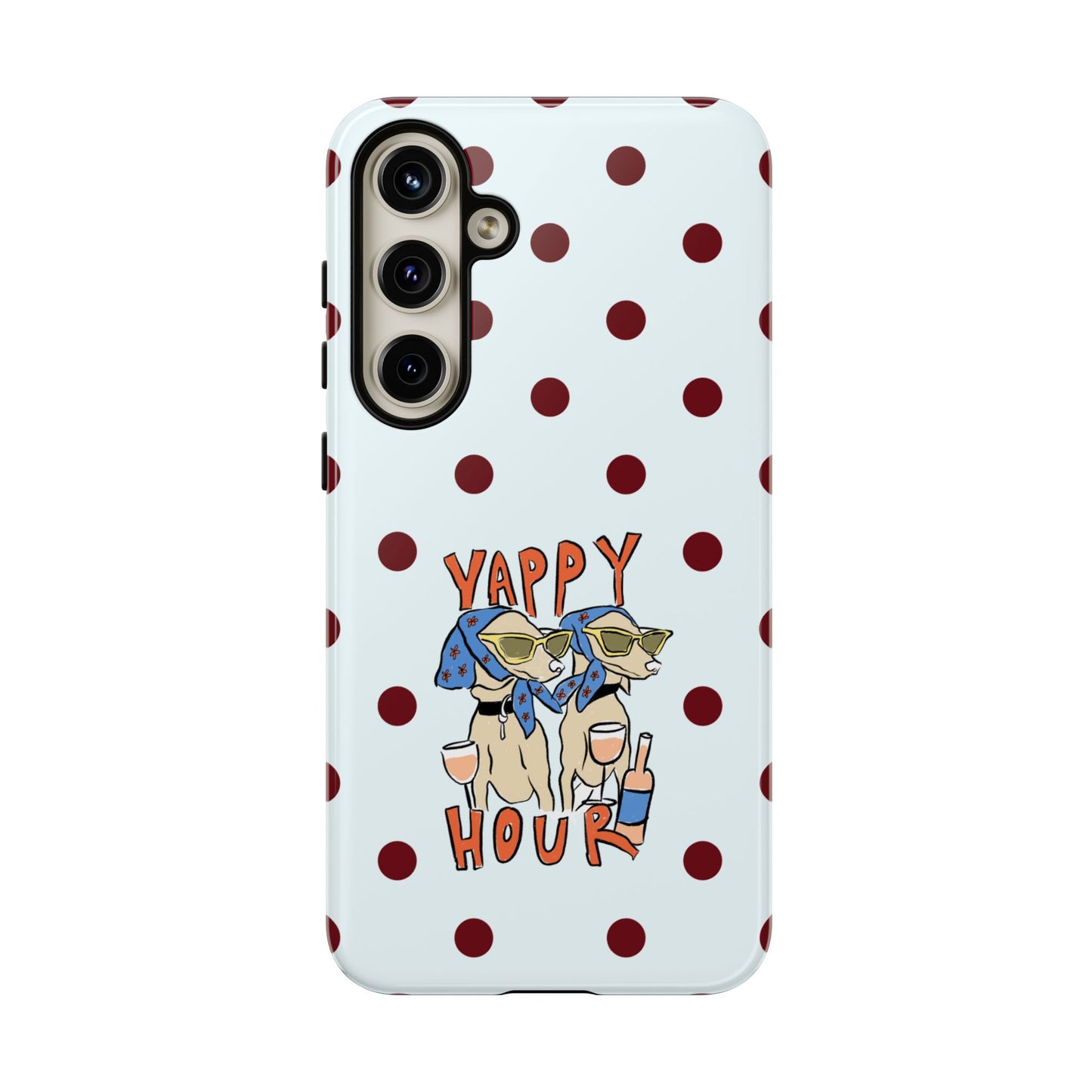 Yappy Hour Dogs iPhone Case