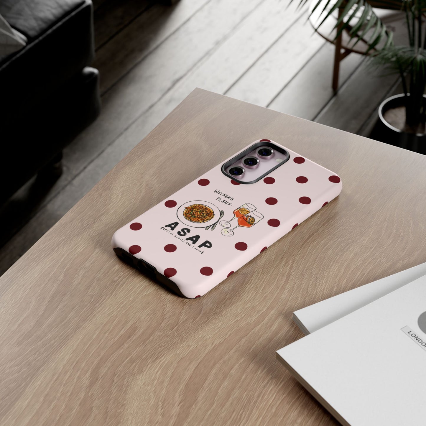 "Weekend Plans: ASAP" iPhone Case
