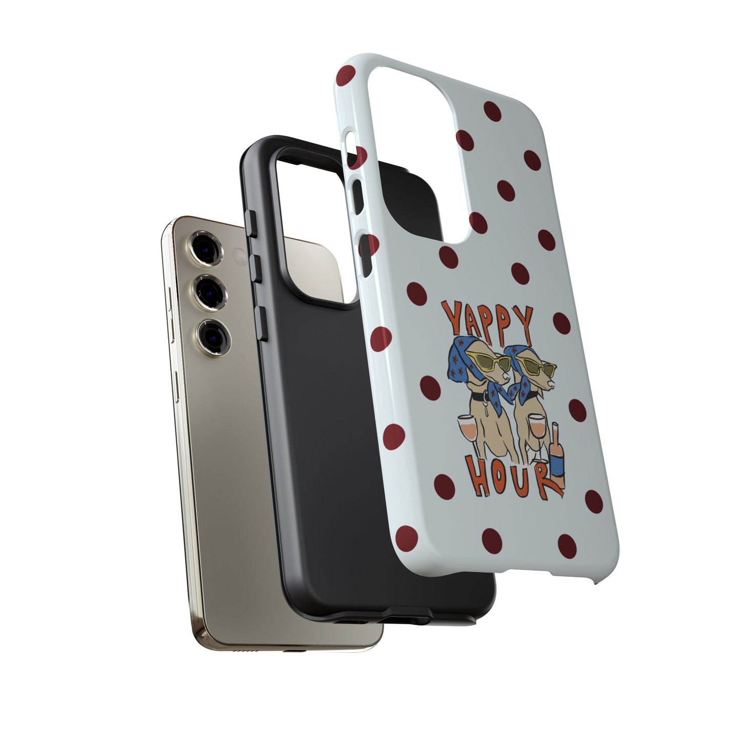 Yappy Hour Dogs iPhone Case