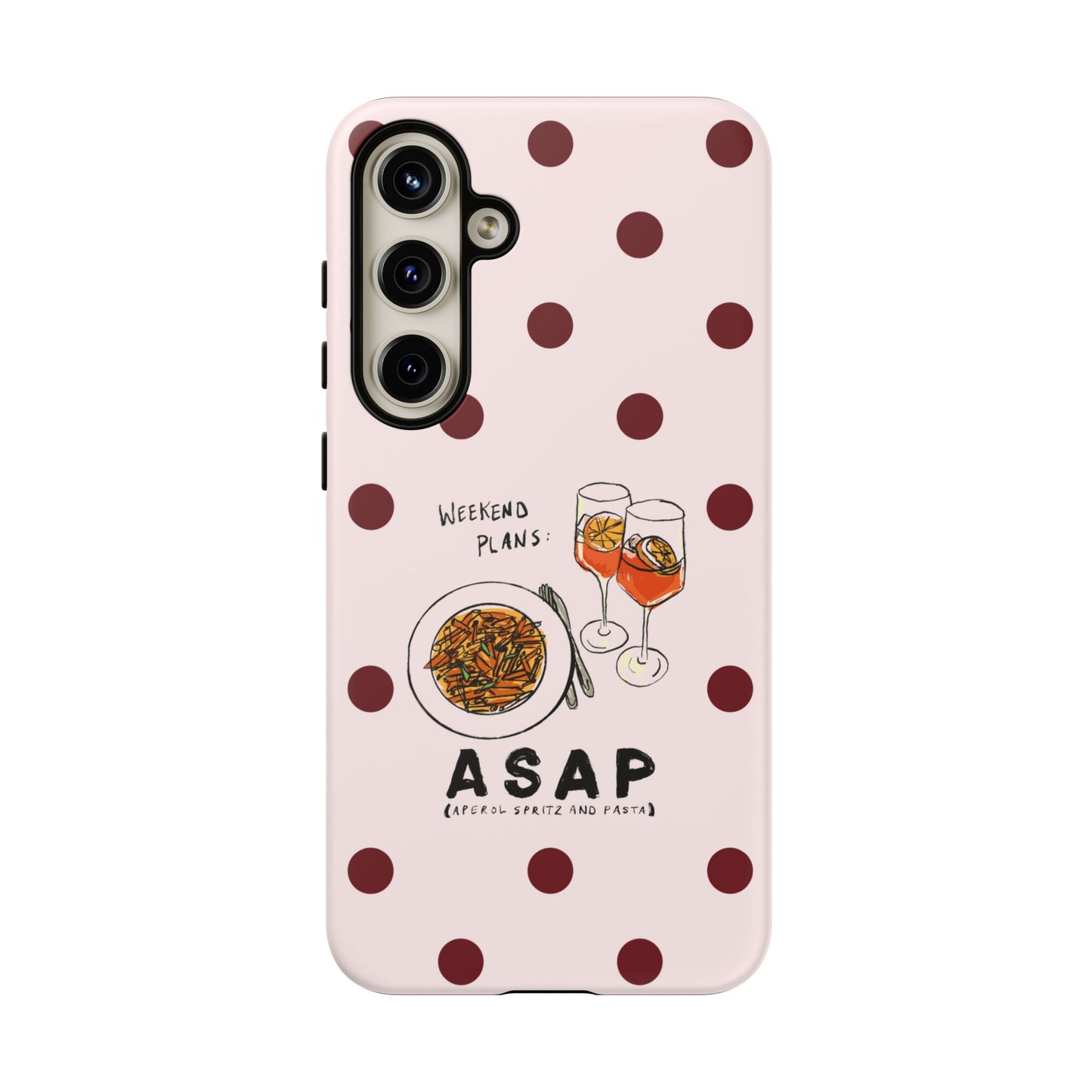 "Weekend Plans: ASAP" iPhone Case