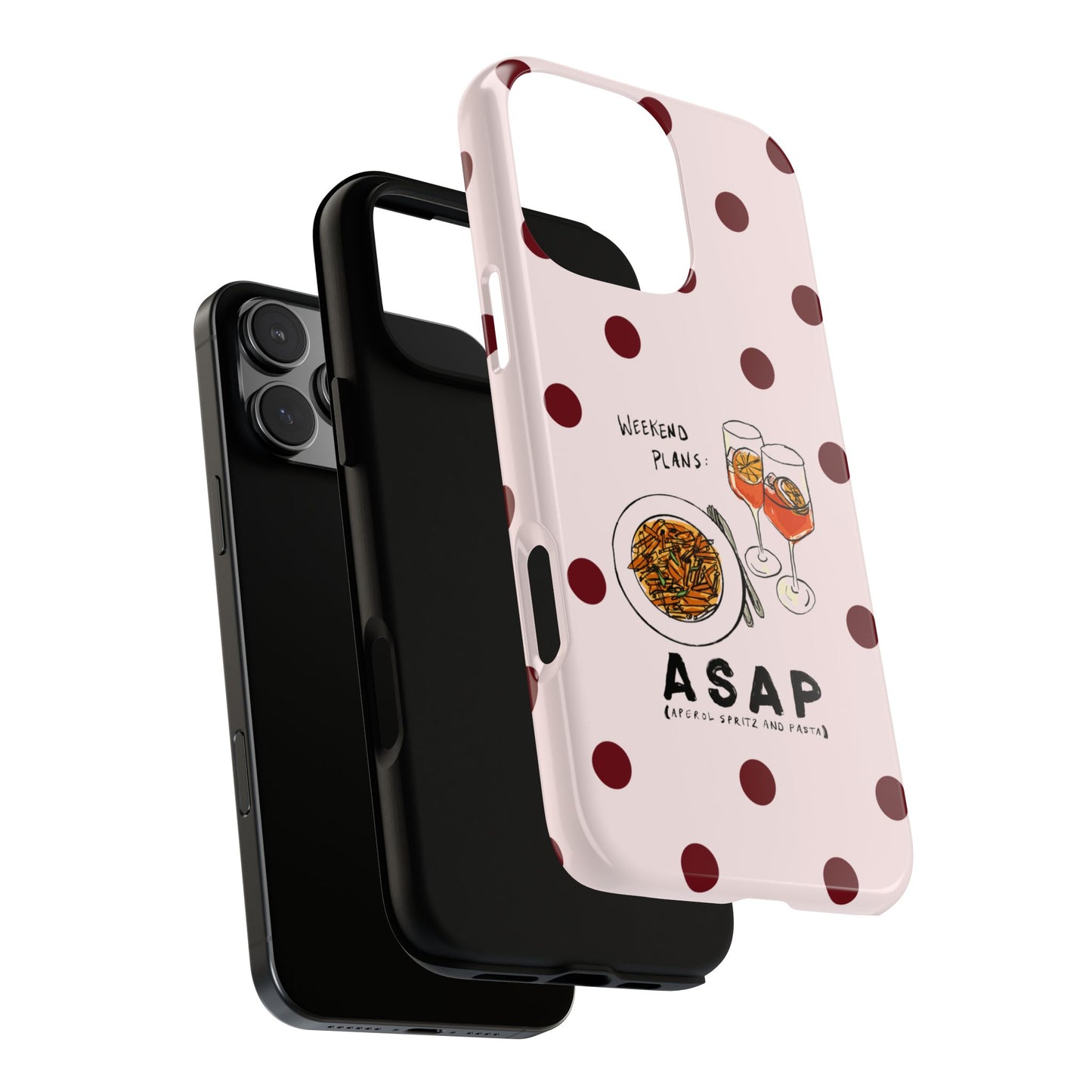 "Weekend Plans: ASAP" iPhone Case