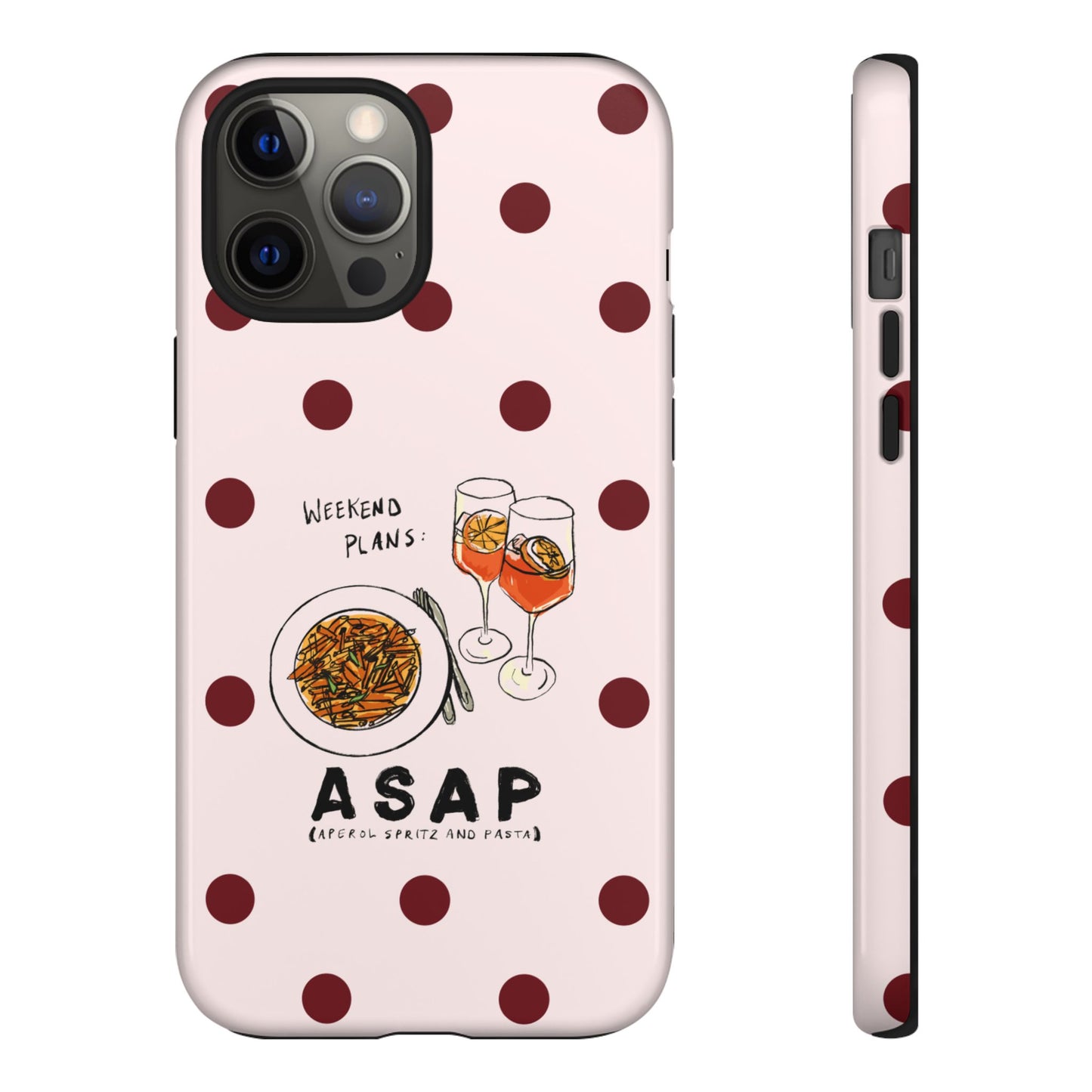 "Weekend Plans: ASAP" iPhone Case