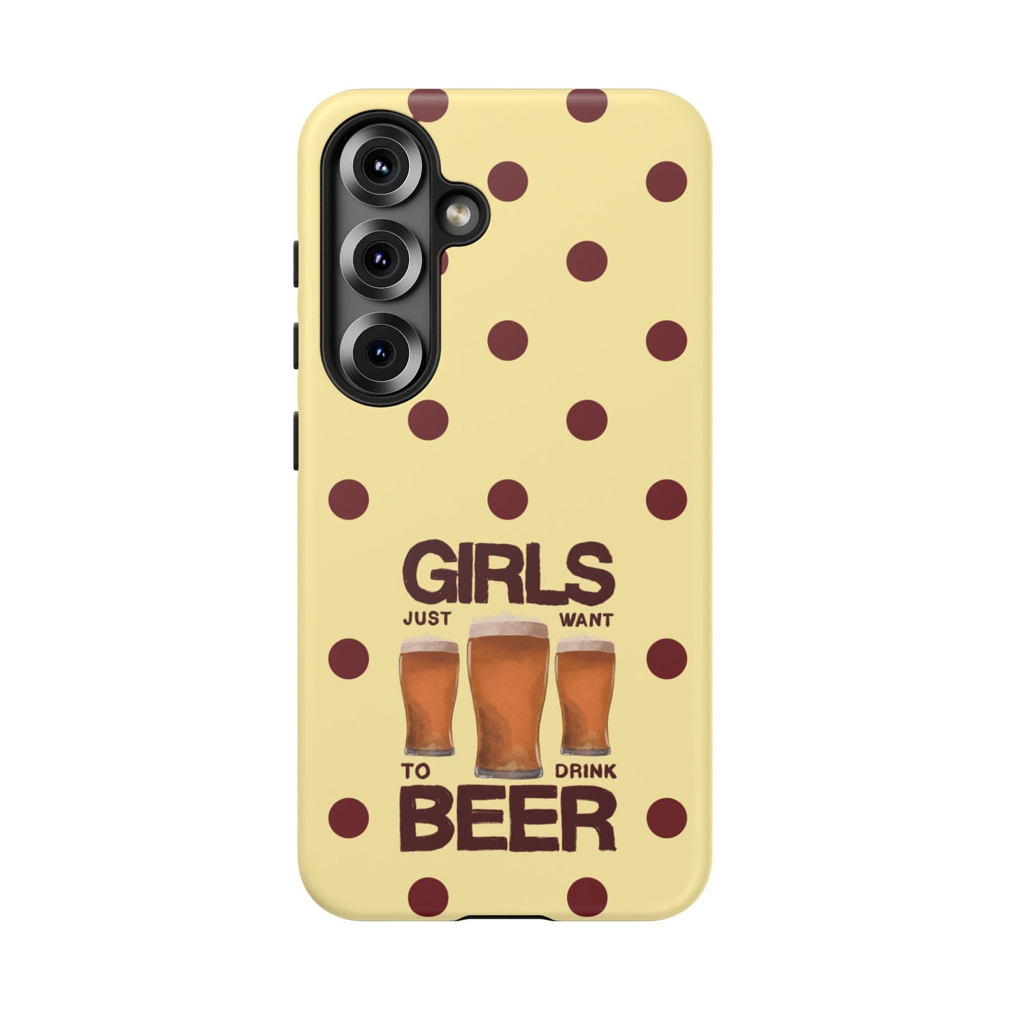 Girls Just Want to Drink Beer iPhone Case