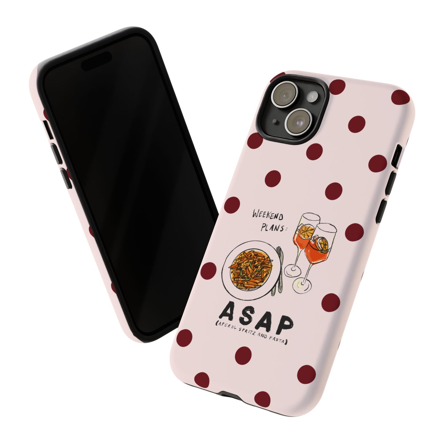 "Weekend Plans: ASAP" iPhone Case
