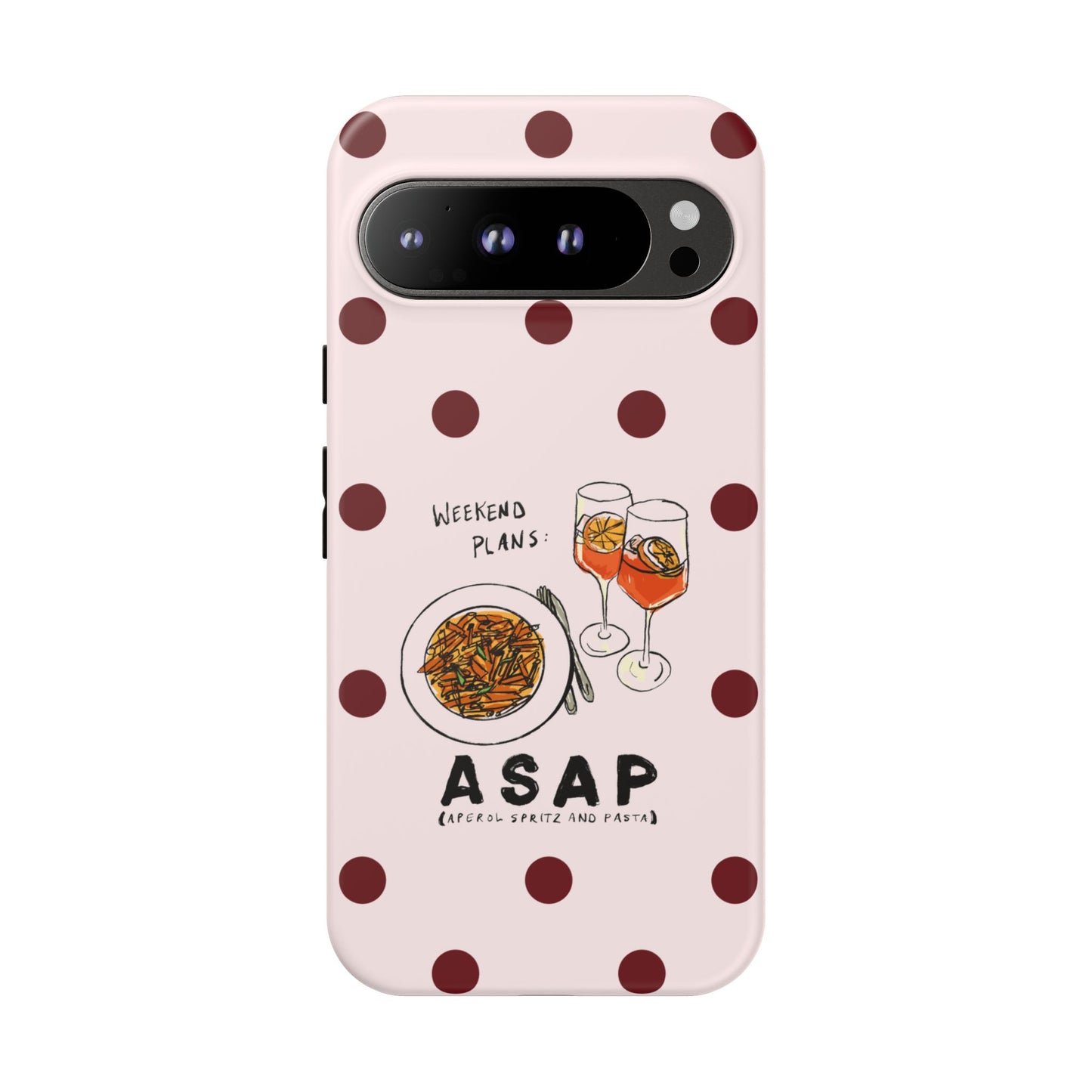 "Weekend Plans: ASAP" iPhone Case