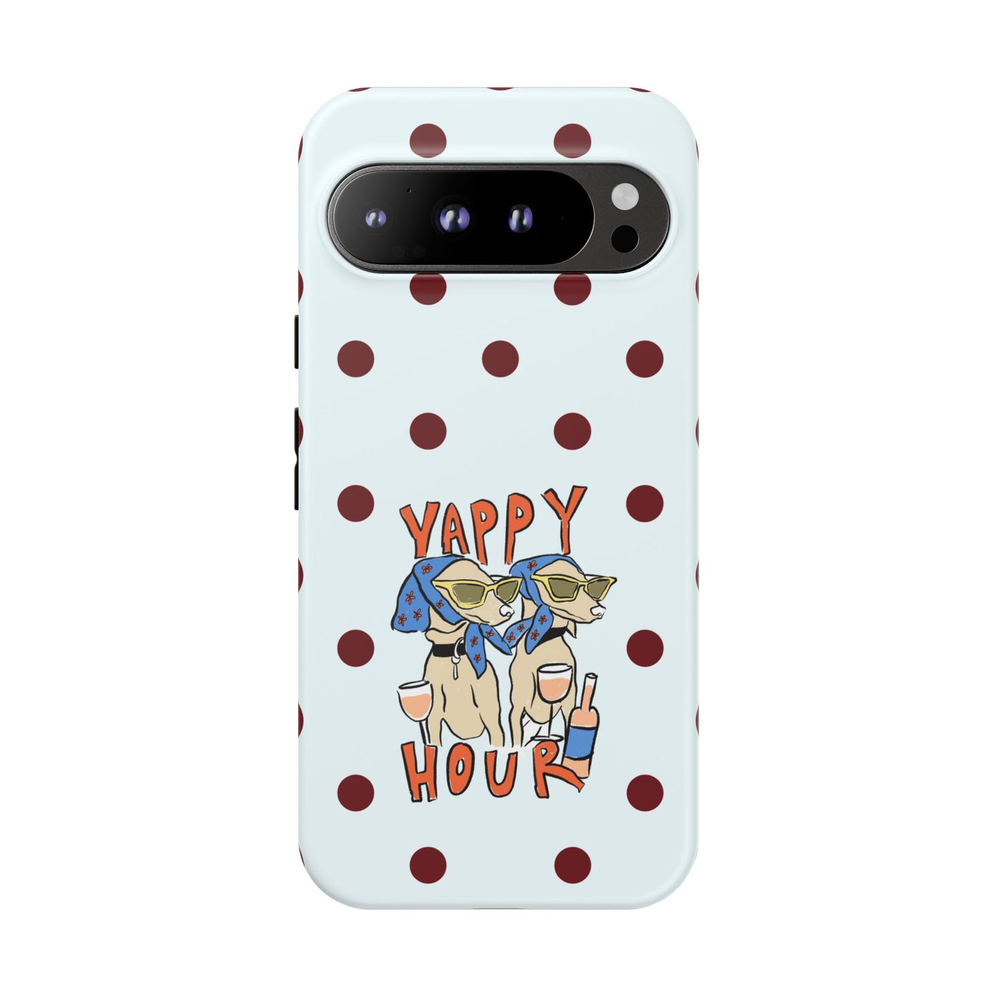 Yappy Hour Dogs iPhone Case