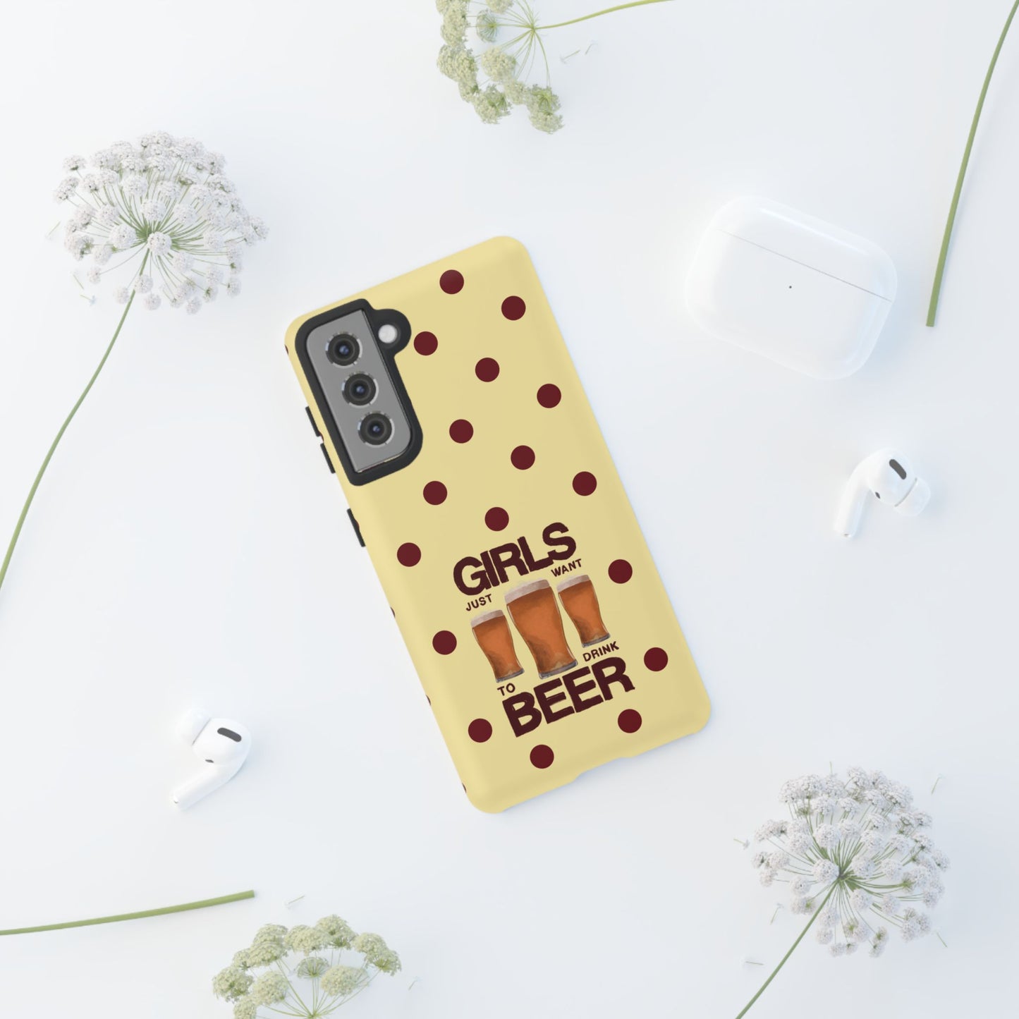 Girls Just Want to Drink Beer iPhone Case