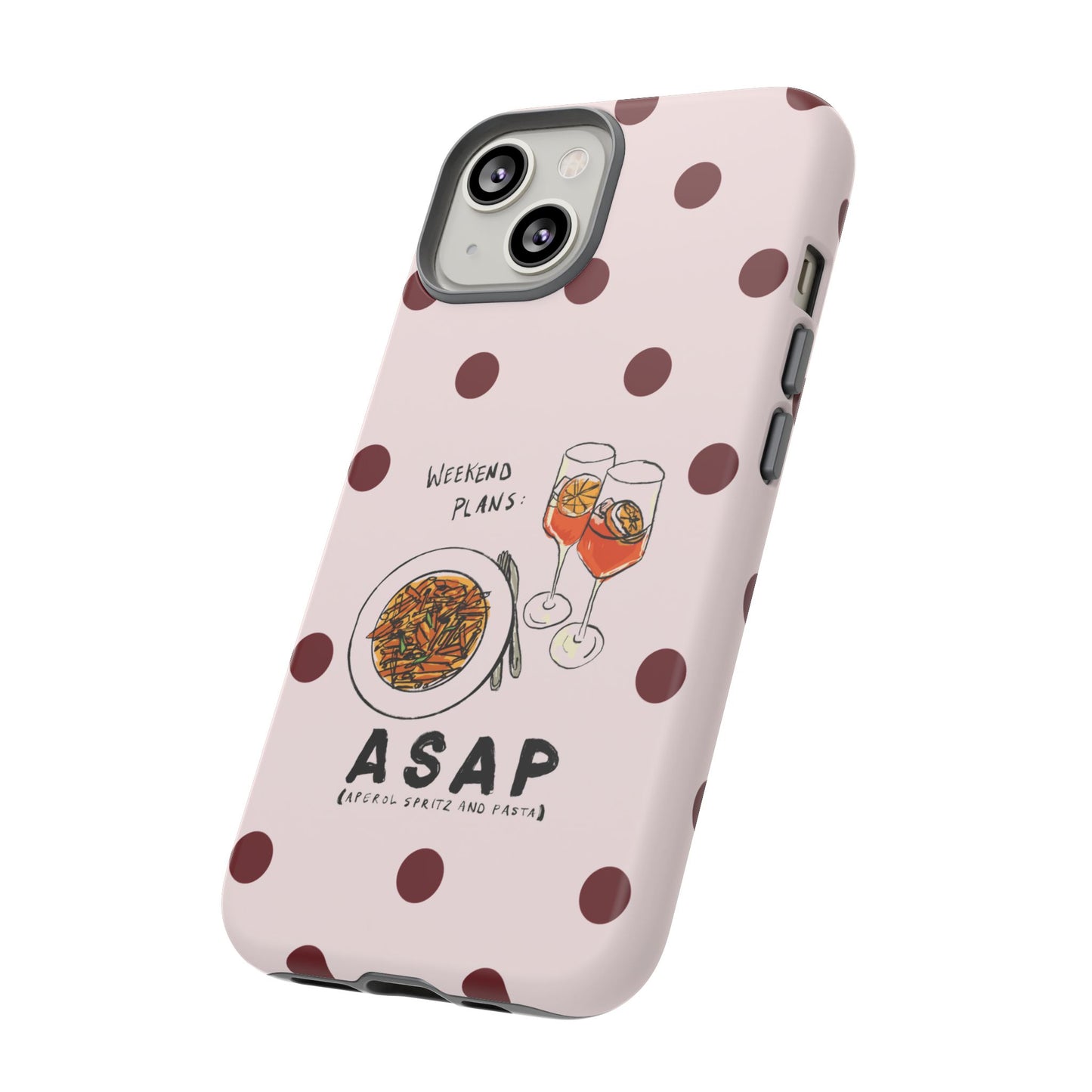 "Weekend Plans: ASAP" iPhone Case